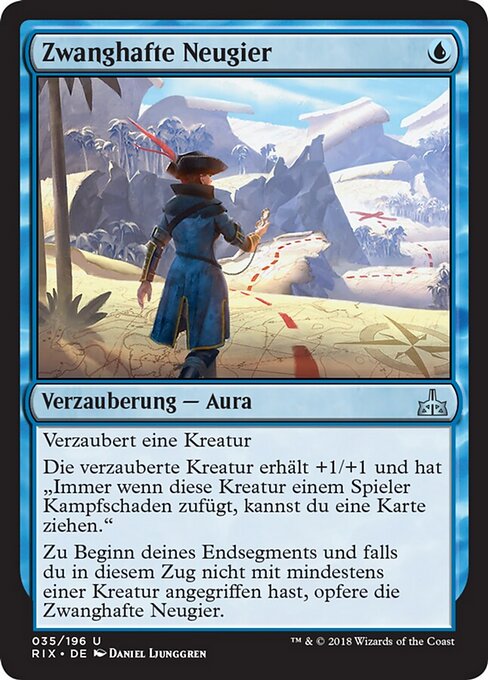 Zwanghafte Neugier RIX-35 Uncommon Excellent Deutsch
