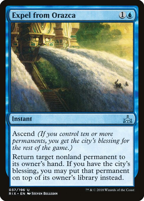 Expel from Orazca RIX-37 Uncommon Excellent Englisch
