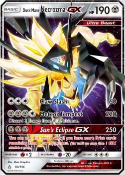 Dusk Mane Necrozma GX UPR-90 Ultra Rare Good Deutsch