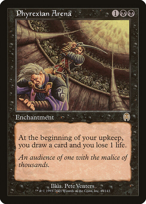 Phyrexian Arena APC-47 Rare Played Englisch