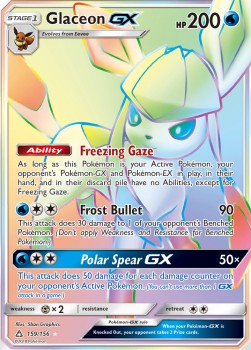 Glaziola GX UPR-159 Secret Rare Light Played Deutsch