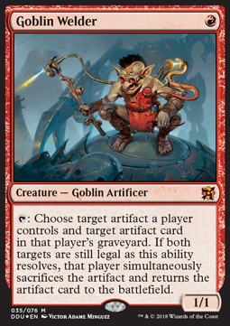 Goblinschweißmeister DDU-35 Mythic Played Englisch Foil