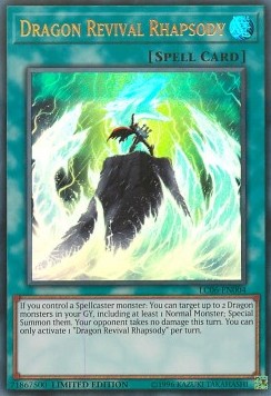 Drachen-Auferstehungsrhapsodie LC06-004 Ultra Rare Excellent Deutsch