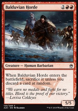 Balduvianische Horde A25-120 Common Excellent Englisch Foil