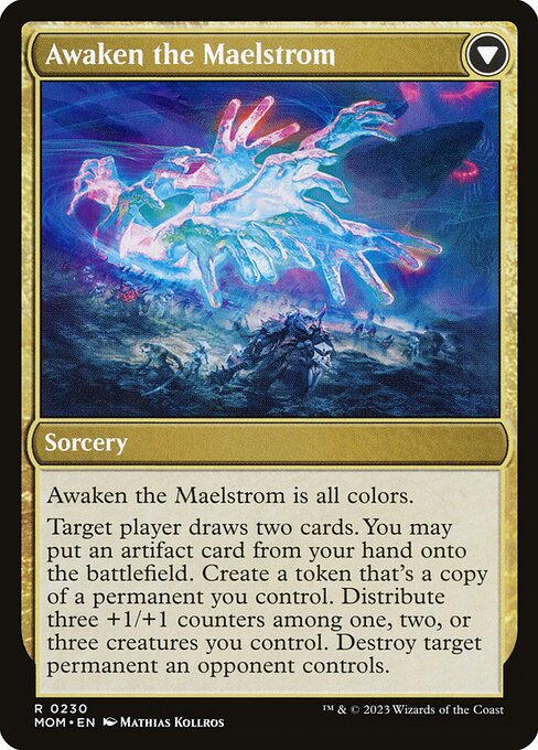 Invasion of Alara // Awaken the Maelstrom - Back Face