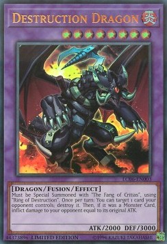 Zerstörungsdrache LC06-003 Ultra Rare Excellent Deutsch