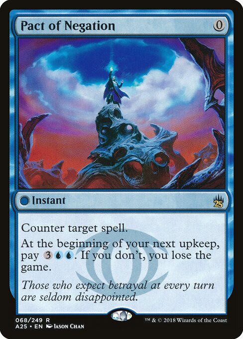 Pact of Negation A25-68 Rare Light Played Englisch