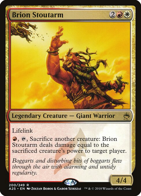 Brion Stoutarm A25-200 Rare Excellent Englisch Foil