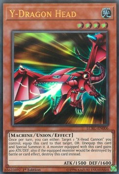 Y-Drachenkopf LCKC-006 Ultra Rare Near Mint Deutsch