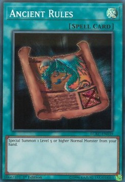 Antike Regeln LCKC-039 Secret Rare Excellent Deutsch