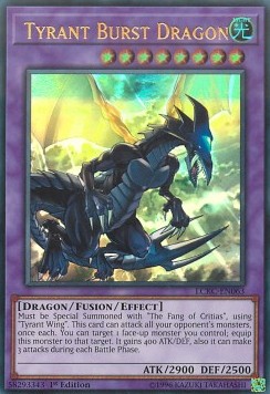 Tyrannischer Explosionsdrache LCKC-063 Ultra Rare Light Played Deutsch 1. Auflage