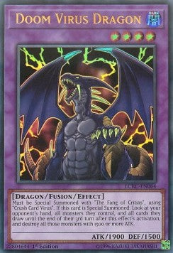 Tödlicher Virusdrache LCKC-064 Ultra Rare Excellent Deutsch