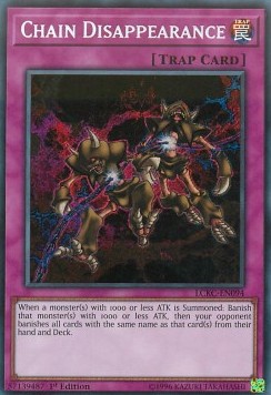 Kettenverschwinden LCKC-DE094 Secret Rare Good Deutsch 1. Auflage