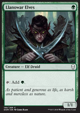 Llanowar Elves DOM-168 Common Excellent Englisch