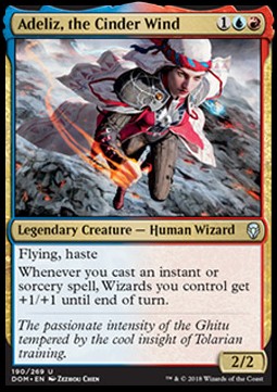 Adeliz, the Cinder Wind DOM-190 Uncommon Excellent Englisch
