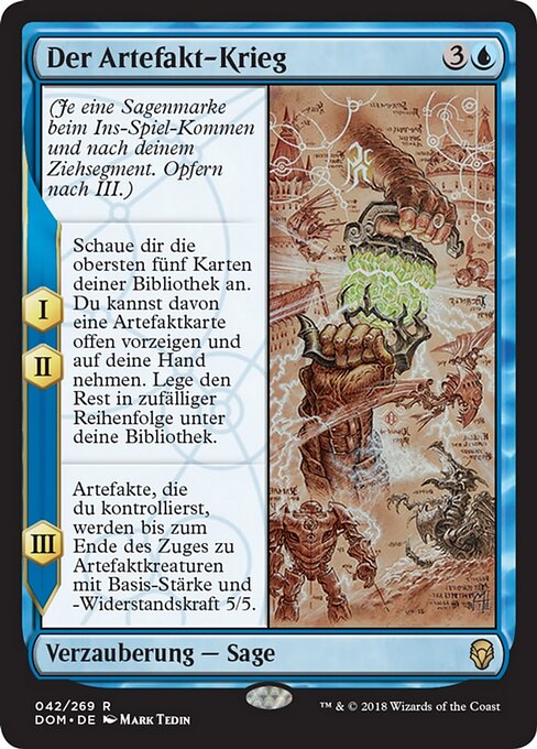 Der Artefakt-Krieg DOM-42 Rare Excellent Deutsch