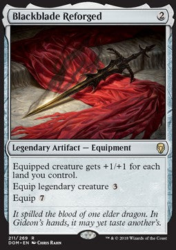 Blackblade Reforged DOM-211 Rare Good Italienisch Foil