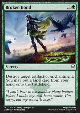 Broken Bond DOM-157 Common Excellent Englisch