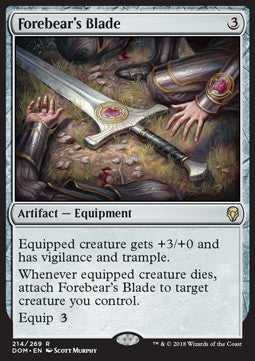 Forebear's Blade DOM-214 Rare Light Played Englisch