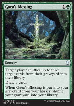 Gaea's Blessing DOM-161 Uncommon Near Mint Englisch