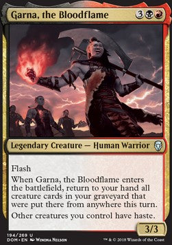 Garna die Blutflamme DOM-194 Uncommon Excellent Englisch Foil