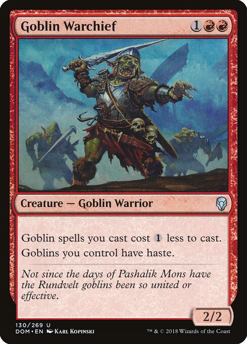 Goblin-Kriegshäuptling DOM-130 Uncommon Excellent Englisch