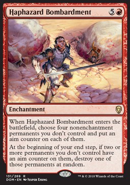 Planloser Beschuss DOM-131 Rare Excellent Englisch Foil
