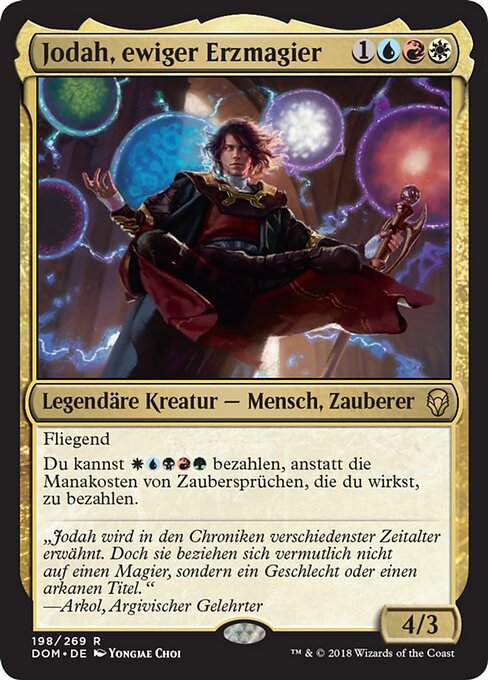 Jodah, ewiger Erzmagier DOM-198 Rare Excellent Deutsch