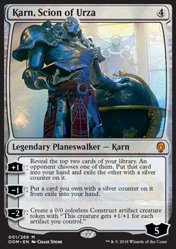 Karn, Urzas Spross DOM-1 Mythic Excellent Deutsch Foil