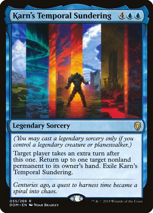 Karn's Temporal Sundering DOM-55 Rare Excellent Englisch