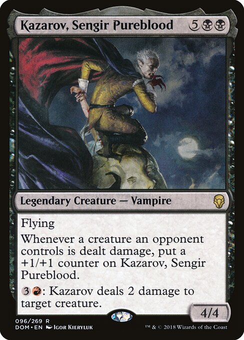 Kazarov, Sengir Pureblood DOM-96 Rare Near Mint Englisch