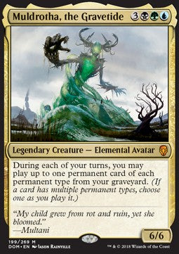 Muldrotha, the Gravetide DOM-199 Mythic Excellent Italienisch