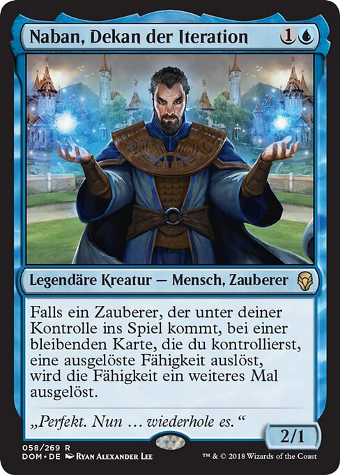 Naban, Dekan der Iteration DOM-58 Rare Excellent Deutsch