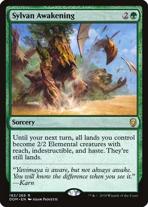 Sylvan Awakening DOM-183 Rare Near Mint Englisch Foil