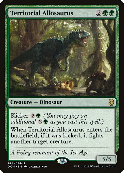 Territorial Allosaurus DOM-184 Rare Excellent Englisch