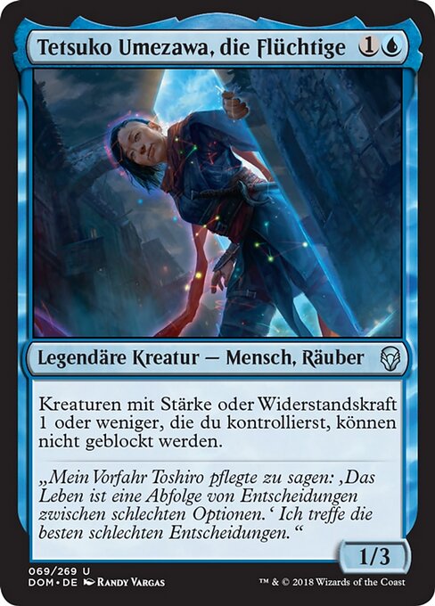 Tetsuko Umezawa, die Flüchtige DOM-69 Uncommon Excellent Deutsch