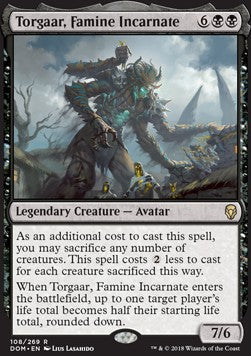 Torgaar, Famine Incarnate DOM-108 Rare Excellent Englisch Foil