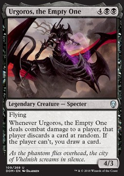 Urgoros, the Empty One DOM-109 Uncommon Excellent Englisch