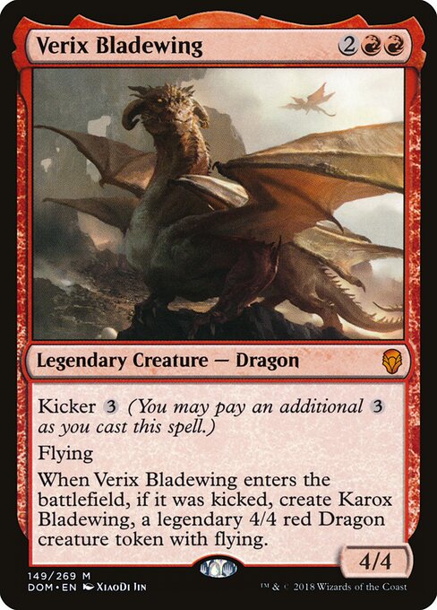 Verix Bladewing DOM-149 Mythic Excellent Englisch