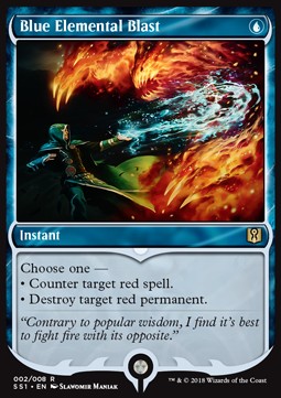 Blue Elemental Blast SS1-2 Rare Excellent Englisch