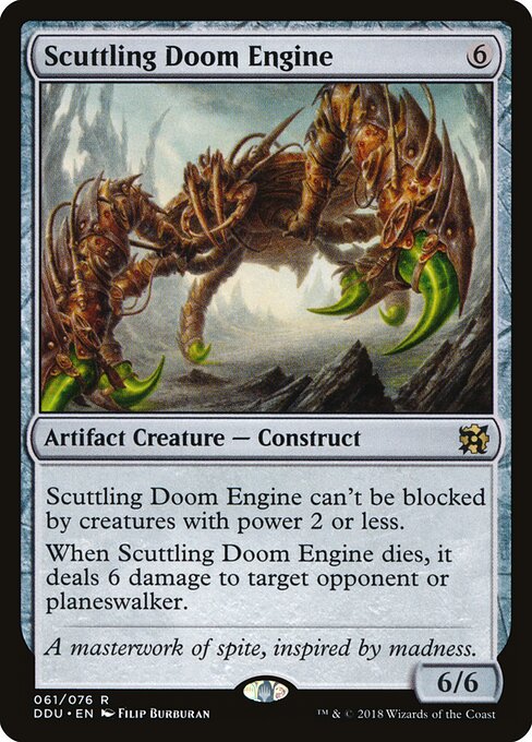 Scuttling Doom Engine DDU-61 Rare Excellent Englisch