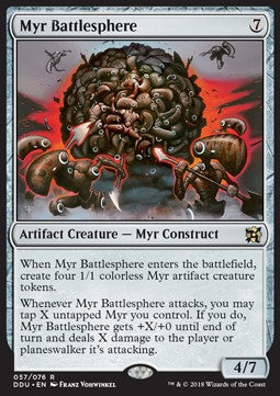 Myr Battlesphere DDU-57 Rare Excellent Englisch