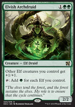 Elvish Archdruid DDU-5 Rare Excellent Englisch