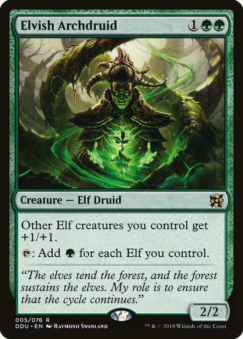Elvish Archdruid DDU-5 Rare Excellent Englisch