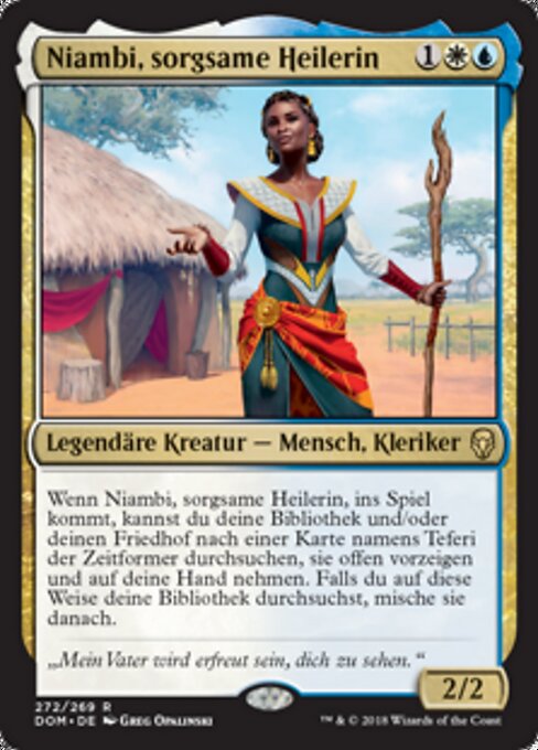 Niambi, sorgsame Heilerin DOM-272 Rare Excellent Deutsch