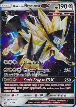 Dusk Mane Necrozma GX SM-102 Promo Good Deutsch