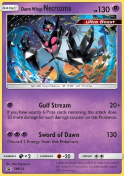 Dawn Wings Necrozma SM-106 Promo Good Deutsch