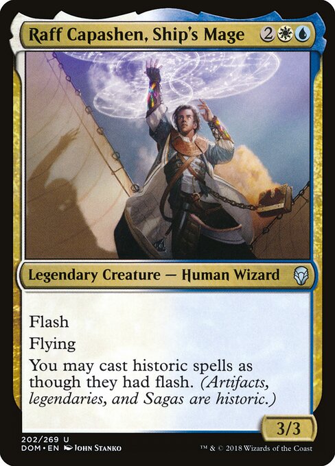 Raff Capashen, Ship's Mage DOM-202 Uncommon Near Mint Englisch