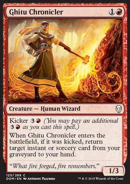 Ghitu-Chronikerin DOM-125 Common Excellent Englisch Foil