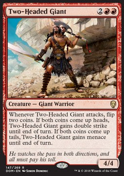 Two-Headed Giant DOM-147 Rare Excellent Englisch